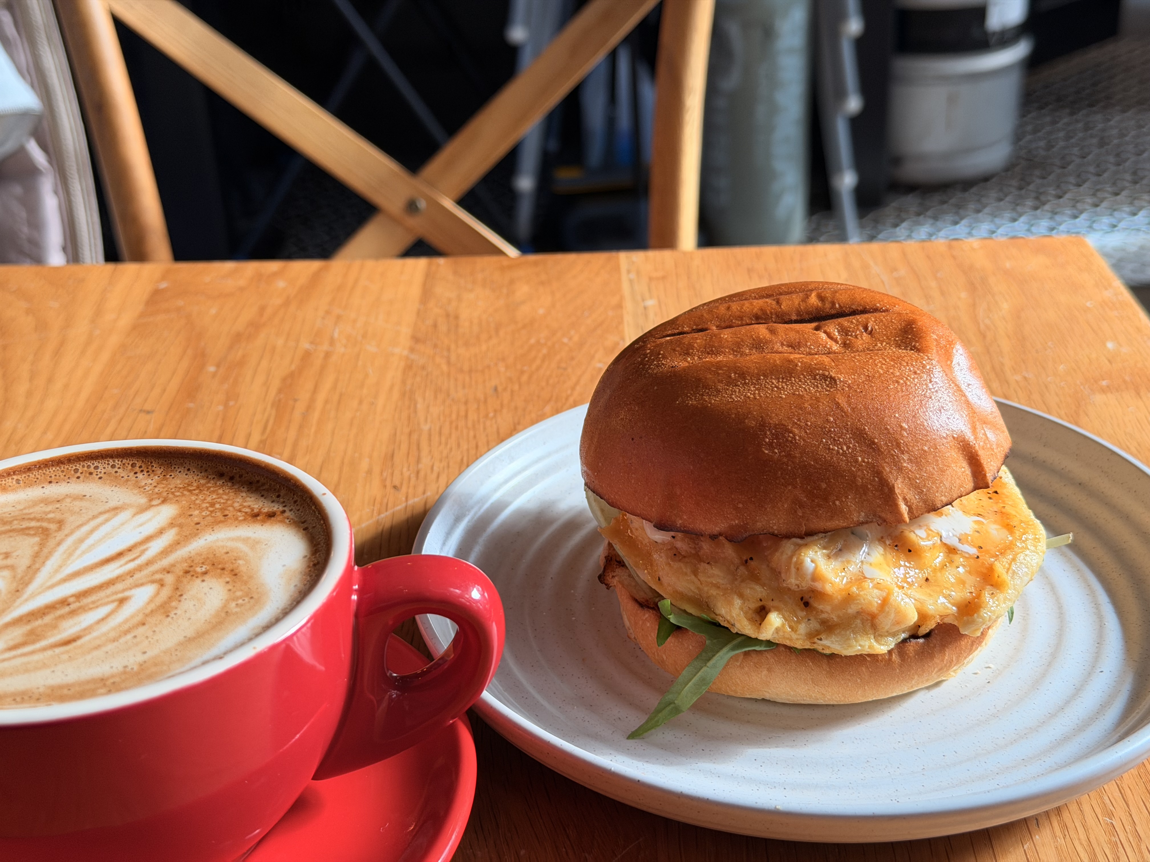 California Republic breakfast plate with morning favourites