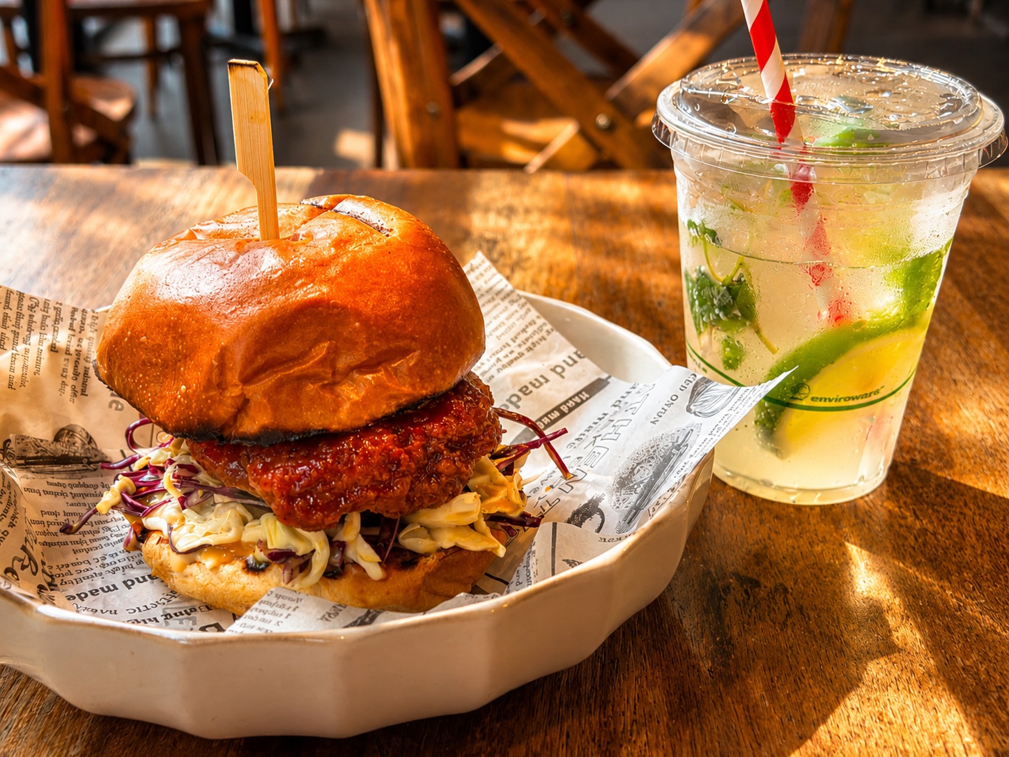 Brunch dishes served at California Republic